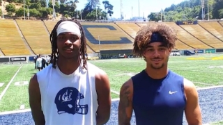 Bear Insider Video: Cal Receivers Tobias Merriweather & Kyion Grayes