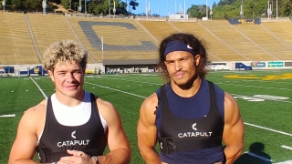 Bear Insider Video: Cal MLBs Cade Uluave & Teddye Buchanan