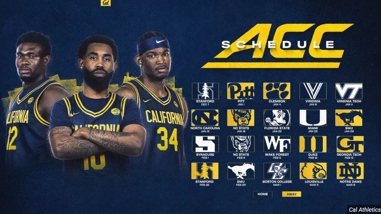 Cal Basketball Cal’s 202425 ACC Schedule Unveiled Bear Insider