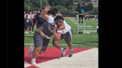 Cardinal Newman Cal OL/DL Offeree Eazy Crichton Earns DL MVP at Rivals CCSF Elite Camp