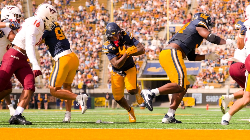 Shorthanded Bears Beat Virginia Tech 25-20